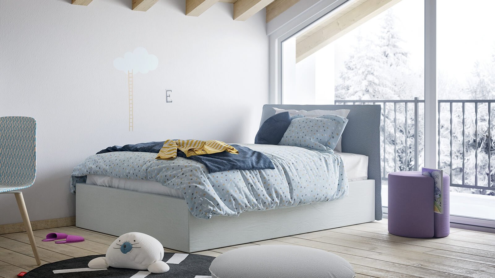 Flare single bed